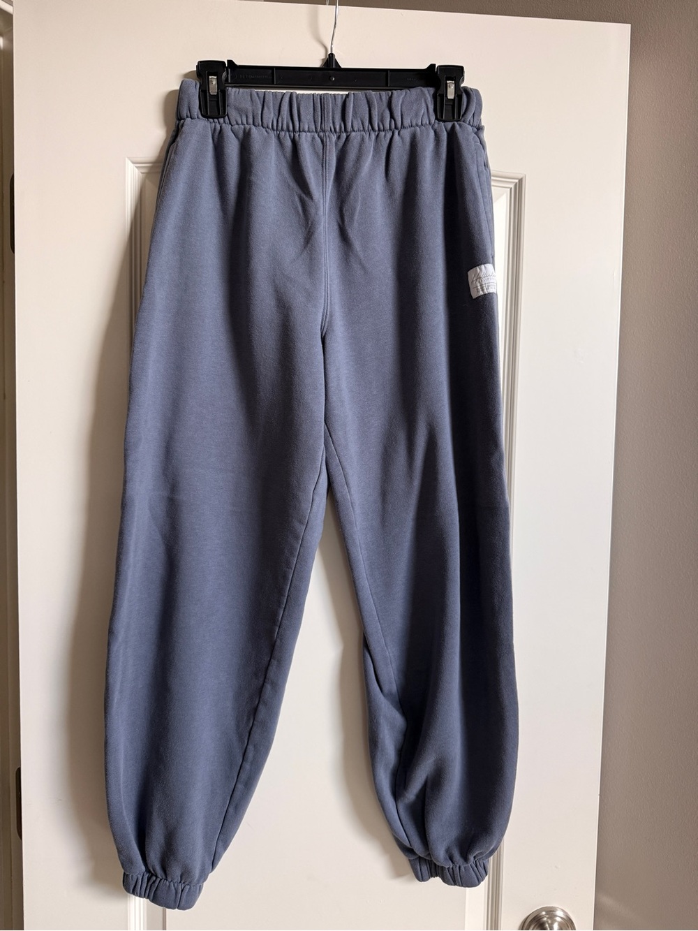 Hollister Slate Blue Elastic-Waist Joggers